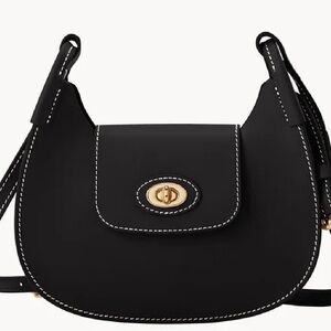 Dooney & Bourke Sweety Leather Crossbody Hobo Black